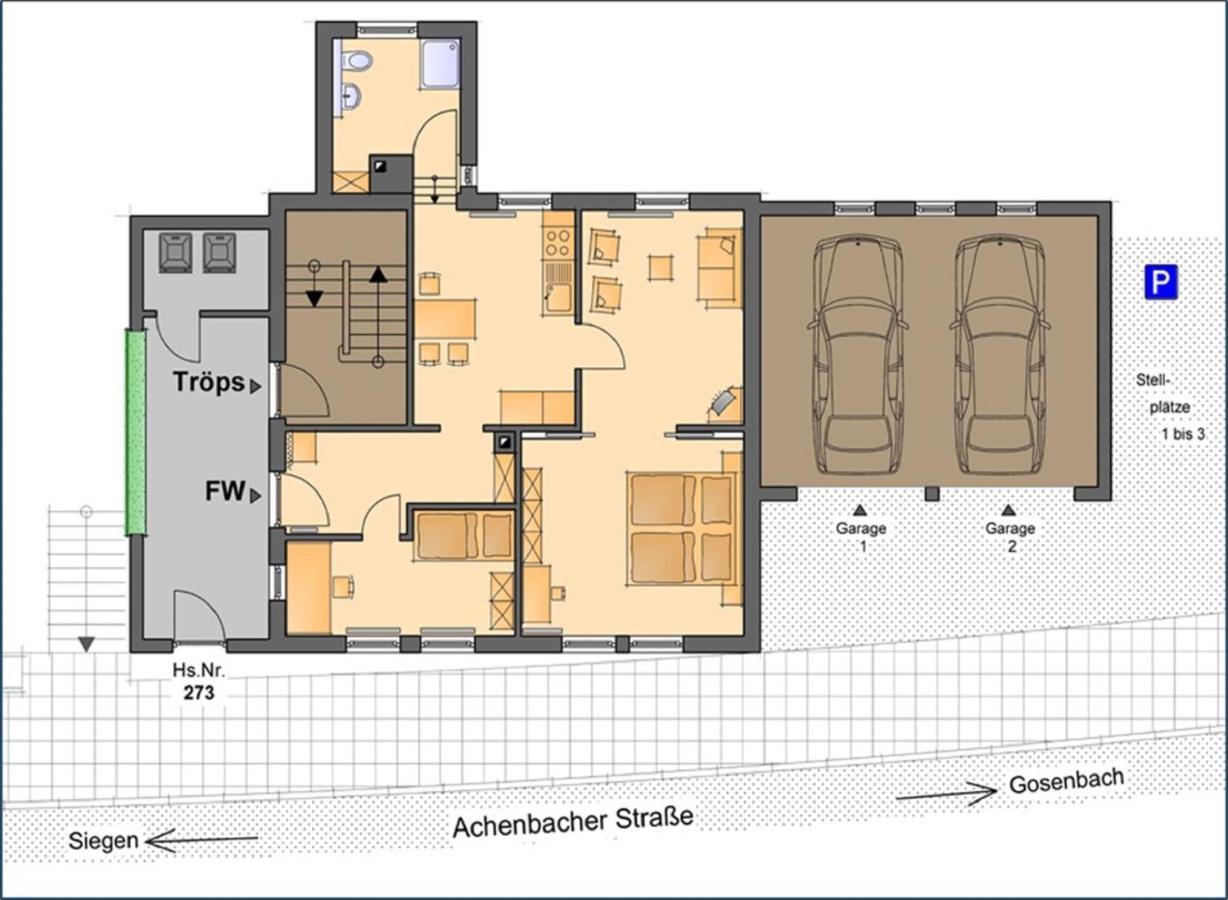 Ferienwohnung Ilse Und Eberhard Trops ซีเกิน ภายนอก รูปภาพ